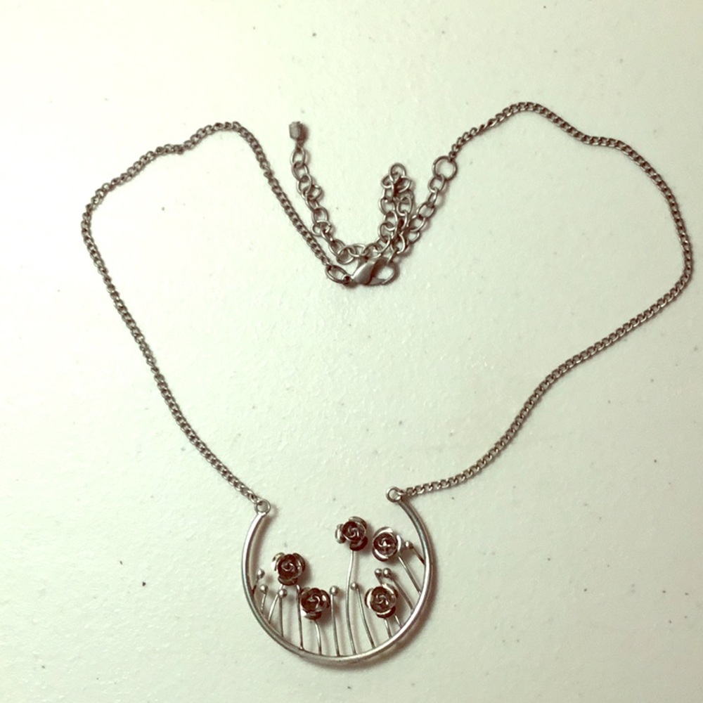 Ten Thousand Villages Silver Meadow necklace
